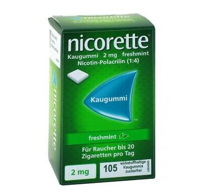 Nicorette 2 Mg Freshmint Kaugummi   105 St   Pzn 7274812